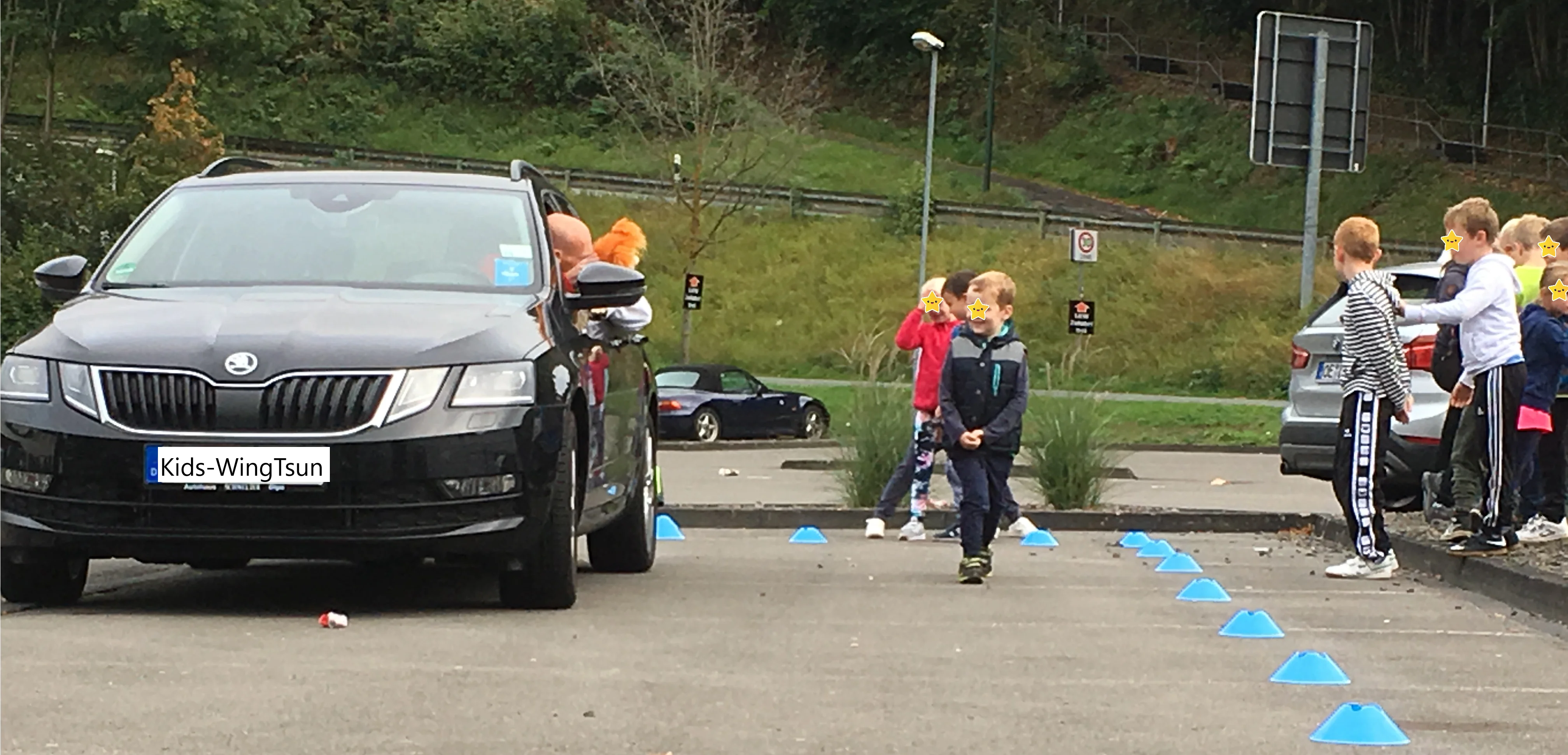 Sicherheitstraining Kinder Attendorn – Sicherheitsabstand üben